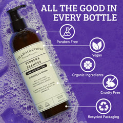 Pharmacopia Shampoing Verveine aloevera douceur et hydratation durable