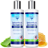 pHat 5.5 – Bouteilles duo shampooing et après-shampooing apaisants, soin doux pour cuir chevelu sensible.