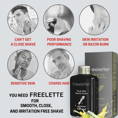 Pherolink Freelette crème après rasage pour rasage électrique confortable.