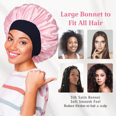 PHILIGHTS bonnet satin diamètre 36,8 cm : s’adapte à toutes les longueurs de cheveux.