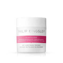 Elasticizer de Philip Kingsley, bouteille hydratante prête pour l’application pré-shampoing.