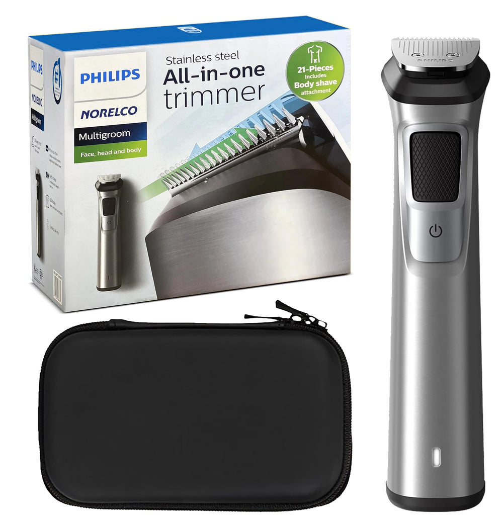 Philips Norelco Multi Groomer 8000 – lames DualCut pour précision durable.