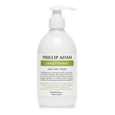 Conditionneur Phillip Adam au cidre de pomme pour cheveux soyeux.