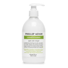 Conditionneur Phillip Adam au cidre de pomme pour cheveux soyeux.