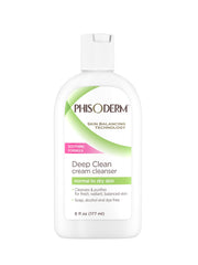 Phisoderm nettoyant crème profond pour peau normale à sèche, douceur du lavage.