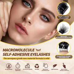 PHIXBEAR bandes adhésives macromoléculaires adhérence sans colle pour un look rapide