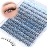 PHKERATA ensembles cils naturels 200Pcs pour un regard délicat et naturel.