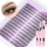 PHKERATA kit cils naturels en faisceaux pour un look discret et élégant.