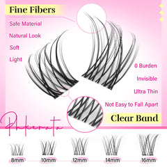 PHKERATA pinces a cils precisess pour placer les clusters facilement