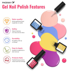 Phoenixy base et top coat adhérence renforcée et brillance durable