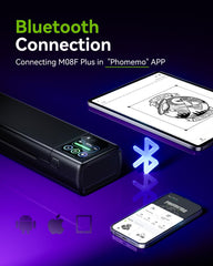 App Phomemo fournit outils d'edition et aperçu avant transfert.