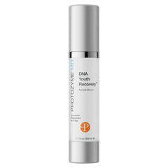 Photozyme Sérum DNA Jeunesse, bouteille pompe, soin quotidien revitalisant de la peau.