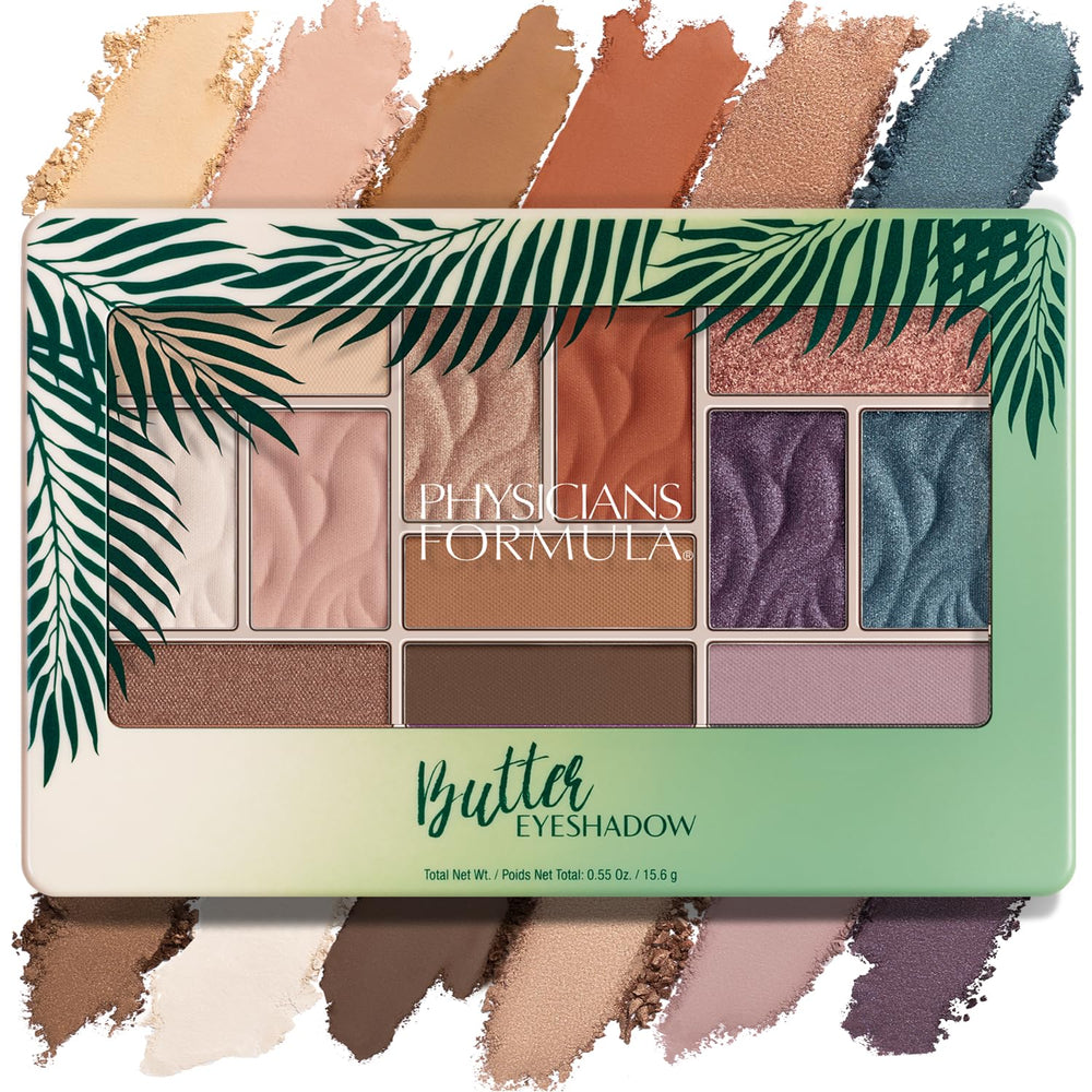 Physicians Formula Murumuru Butter Ombres 12 teintes polyvalentes pour jour et nuit.