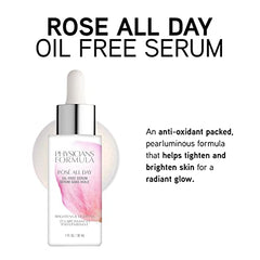 Texture perlurée du sérum rosé pour un teint lumineux