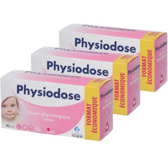 Physiodose Sérum physiologique — flacon dose unique pour yeux et nez, utilisation douce et pratique.