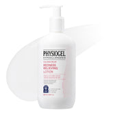 Lotion Physiogel en bouteille, pratique pour une application quotidienne sur visage et corps, bénéfice hydratant.
