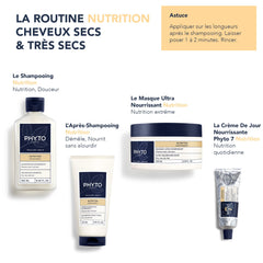 PHYTO NOURISHMENT : cheveux hydratés et protégés contre la sécheresse