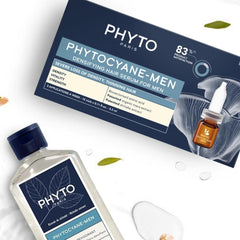 Extrait romarin PHYTOCYANE Men, sensation fraîche et protection possible.