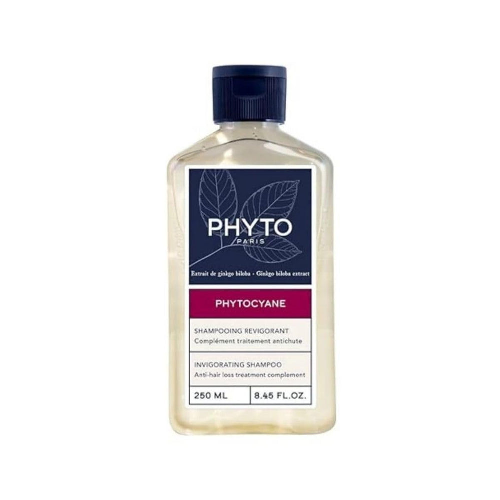 PHYTOCYANE Shampoing bouteille : parfum frais et lavage en douceur du cuir chevelu.