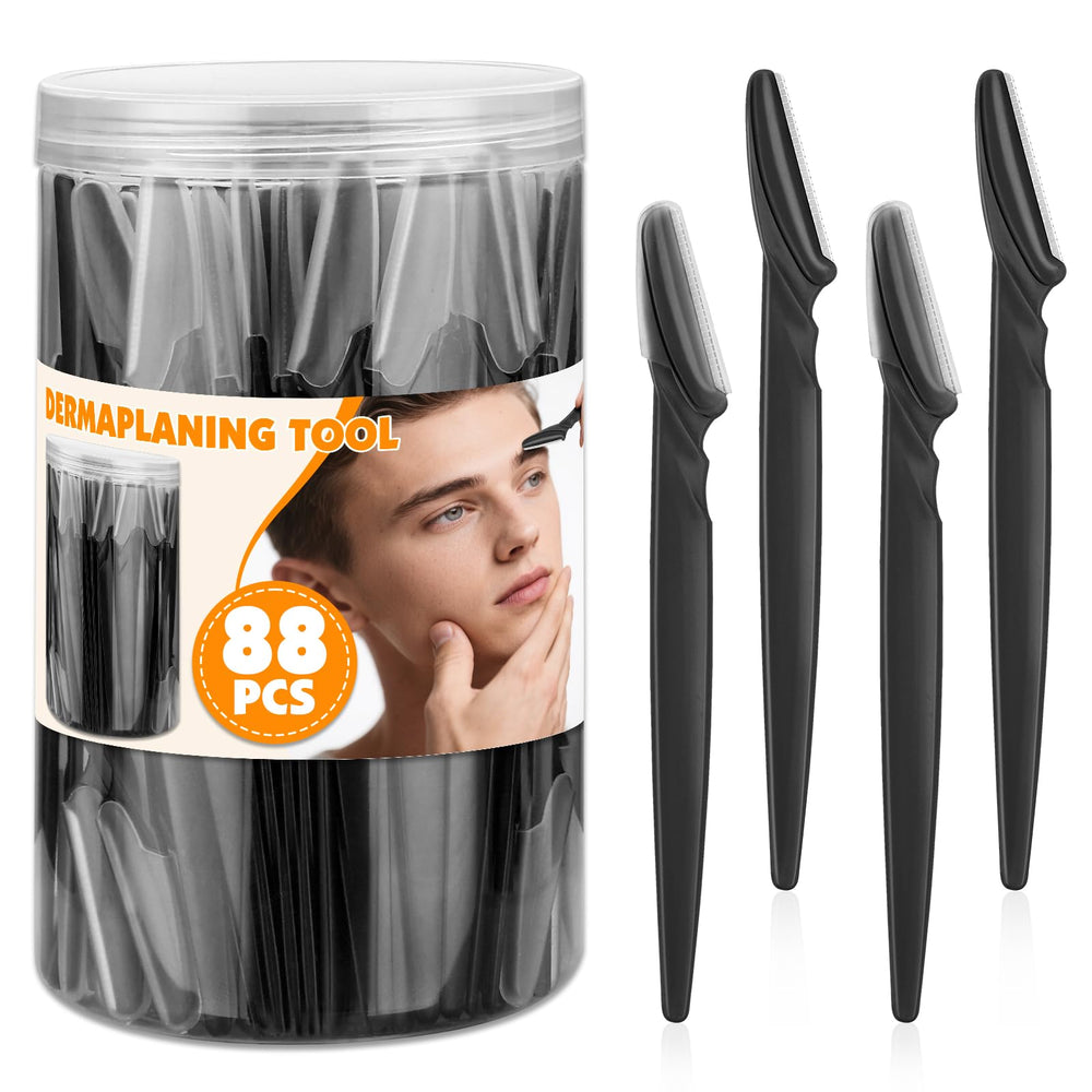 Phyyixs 88 rasoirs avec boîte de rangement pratique pour salon ou domicile.