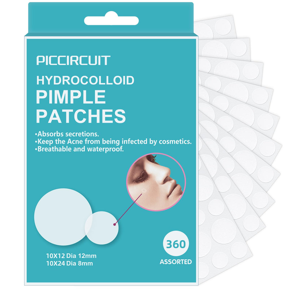 Patch PICcircuit pour acné du visage, discret et invisible sous le maquillage.