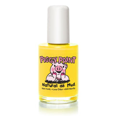 Vernis Piggy Paint Bae-Bee Bliss jaune soleil dans sa bouteille, sans odeur.