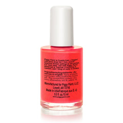 Piggy Paint Drama vernis néon orange brillant, brosse facile pour une application fluide.