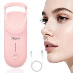 Piglulu curleur cils thermique mini, chauffe rapide pour un look durable.