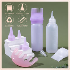 Pimoys applicateur-huile-cheveux avec peigne racines, diffusion contrôlée.
