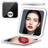 Miroir PIMPLEGO 30x double-face pour détails précis du maquillage.