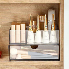PINGANBUSU tiroirs-empilables-transparents: rangement vertical efficace pour petites pièces.