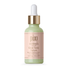 Pixi Glow Tonic Serum, bouteille lumineuse purifie et révèle l'éclat naturel.