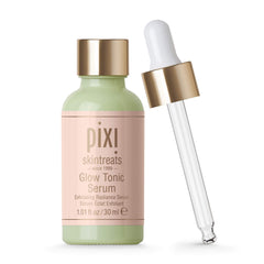 Pixi Glow Tonic Serum, texture légère exfolie en douceur pour un teint plus lisse.