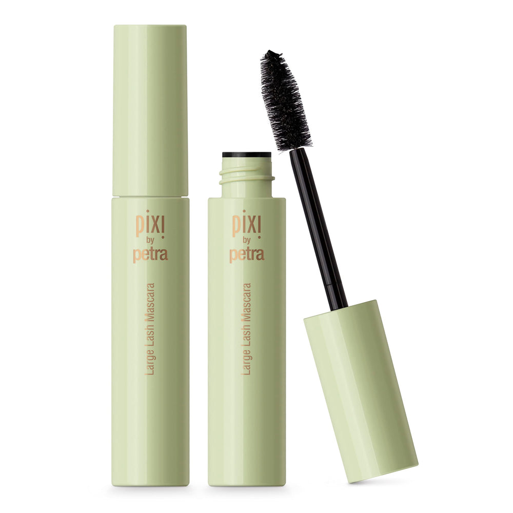 Pixi Large Lash Mascara avec brosse oversize pour un volume immédiat des cils.