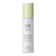 Pixi Milky Mist – bouteille pompe, hydratation légère et durable.