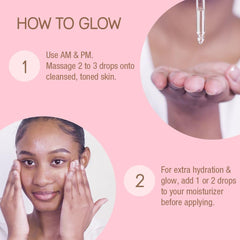 Pixi Rose Oil Blend : ingrédients clés comme amande douce et rose musquée.