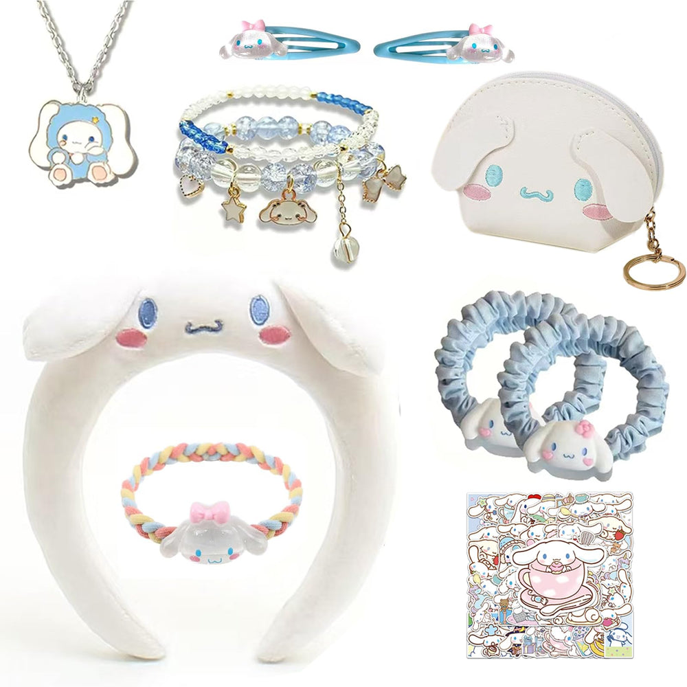 PJKJEUU ensemble kawaii bleu, bandeau chic pour accessoiriser vos tenues quotidiennes