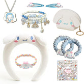 PJKJEUU ensemble kawaii bleu, bandeau chic pour accessoiriser vos tenues quotidiennes