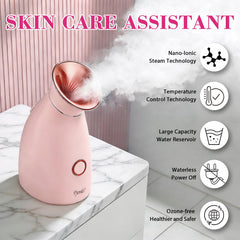 Pjordo steamer-nano-ionique-visage: vapeur fine et efficace