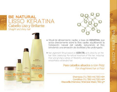 PLACENTA LIFE Be Natural Lisso Keratina – texture crème prête à l’application.