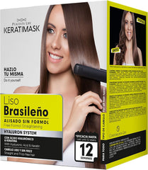 PLACENTA LIFE KERATIMASK kit-lissage-bresilien pour cheveux lisses et brillants.