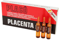 Placenta Placo application sur cuir chevelu, absorption ciblée.