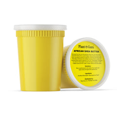Texture dorée du beurre Karité Plant Guru pour nourrir la peau.