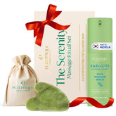 PLANTIFIQUE Gua Sha Jade certifiée – drainage lymphatique et éclat du teint