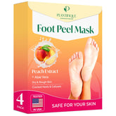 Masque-pieds exfoliant Plantifique pour des pieds plus doux et lisses
