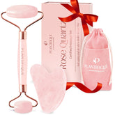 PLANTIFIQUE rouleau visage quartz rose pour raffermir et lisser la peau