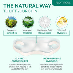 Texture soyeuse du masque PLANTIFIQUE V-Line pour hydratation
