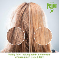 Plantur 39 shampooing sur le cuir chevelu, application facile