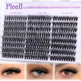 Pleell groupes cils 30D-40D-50D, variation 12–16 mm pour un look naturel.
