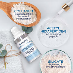 Texture satinée de Plexaderm, facile à étaler pour un fini naturel.